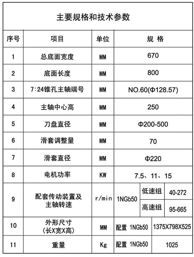 XD10銑削在线看片福利技術參數